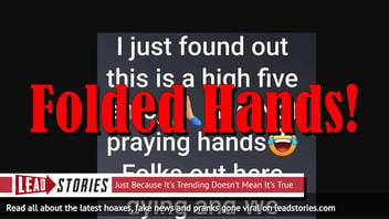 Fake News: Praying Hands Emoji (🙏) Is NOT Really High Five Emoji