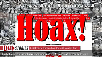 Fake News: 'I Will Revoke The U.S. Citizenship Of All Puerto Ricans,' Donald Trump Did NOT Say