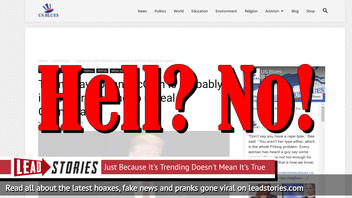 Fake News: Trump Did NOT Say John McCain Is Probably In Hell For Refusing To Repeal Obamacare