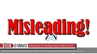 Fake News: Doctors NOT Confessing To Intentionally Diagnosing Healthy People With Cancer To Make Money