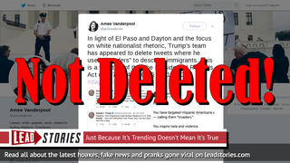 Fake News: Trump's Team Has NOT Appeared To Delete Tweets Where He Used 'Invaders' To Describe Immigrants