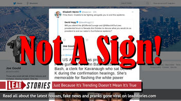 Fake News: Wife Of US Attorney Prosecuting El Paso Gunman Did NOT Flash White Power Symbol At Kavanaugh Confirmation Hearings