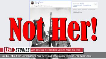Fake News: Rep. Ilhan Omar Did NOT Graduate From Jihad Academy, Photo Of Woman In Somali Army Is From 1978