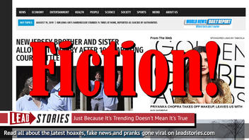 Fake News: NO New Jersey Brother And Sister Allowed To Marry After 10-year-long Court Battle