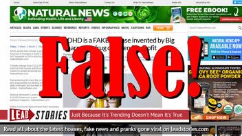 Fake News: ADHD Is NOT A FAKE Disease Invented By Big Pharma To Drug Children For Profit