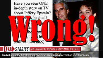 Fake News: President Trump Told The Press About Jeffrey Epstein: 'Check The Plane Manifests To His Island.' They Actually Did