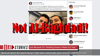Fake News: Former Speaker Paul Ryan Is NOT Photographed With ISIS Leader Al-Baghdadi