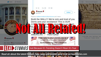 Fake News: People Shown In The 'Stolen Lives Quilt' Meme Are NOT Victims Of Illegal Alien Killers