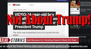 Fake News: Attack Of 14-Year-Old White Kid On School Bus Is NOT Part Of An American Civil War