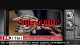 Fake News: The Pope Does NOT Want You to Pray for a One World Religion