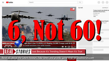 Fake News: U.S. Did Not Deploy 60 B-52 Bombers To Diego Garcia Amid Rising Tensions With Iran