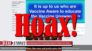 Fake News: U.S. Supreme Court Did NOT Rule No License Necessary To Drive Automobile on Public Roads