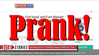 Fake News: Fort Riley, Fort Hood, And Fort Stewart NOT To Start Mobilizing Armor Units To The Border Of Iran