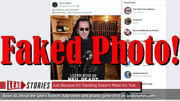 Fake News: Rush's Geddy Lee Did NOT Endorse Neil Peart Tribute Shirt
