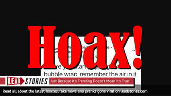 Fake News: Popping Bubble Wrap Does NOT Expose People To Coronavirus