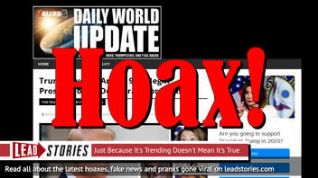 Fake News: Trump Did NOT Invoke Article 9 To Begin Prosecution Of Democrats For Treason