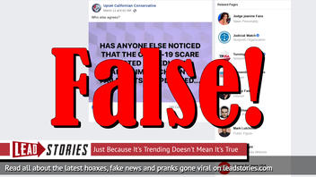 Fact Check: The Coronavirus Scare Did NOT Start Immediately After Impeachment