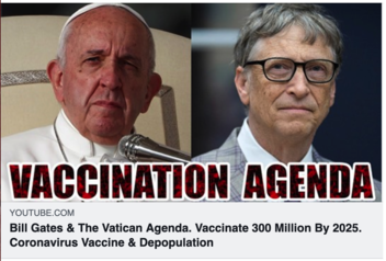 Fact Check: NO Plan By Bill Gates And The Vatican To Depopulate World With Coronavirus Vaccine; Video Misinterprets Gates' Speech