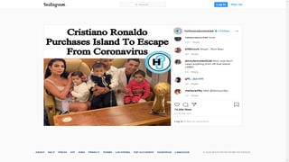 Fact Check: Cristiano Ronaldo Did NOT Buy Private Island To Escape Coronavirus Crisis