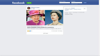Fact Check: Queen Elizabeth II Did NOT Test Positive For Coronavirus