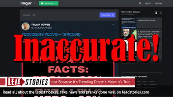 Fact Check: List Comparing Mortality Rates With COVID-19 Is NOT Accurate