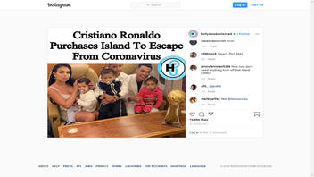 Fact Check: Cristiano Ronaldo Did NOT Buy Private Island To Escape Coronavirus Crisis