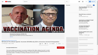 Fact Check: NO Plan By Bill Gates And The Vatican To Depopulate World With Coronavirus Vaccine; Video Misinterprets Gates' Speech