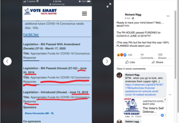 Fact Check: Pennsylvania House Did NOT Pass COVID-19 Funding In June 2019; NO Evidence Pandemic Was Planned