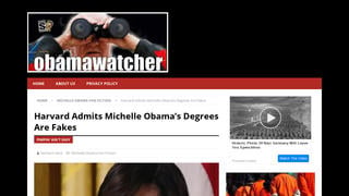 Fact Check: Harvard Did NOT Admit Michelle Obama's Degrees Are Fakes