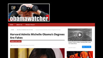 Fact Check: Harvard Did NOT Admit Michelle Obama's Degrees Are Fakes