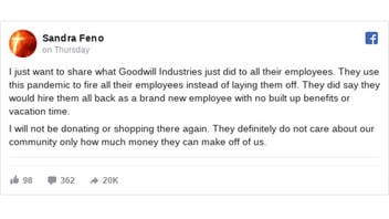 Fact Check: Goodwill Did NOT Use COVID-19 As An Excuse To Fire All Employees