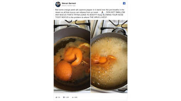 Fact Check: Boiled Orange Peels With Cayenne Pepper Are NOT Effective Treatment For Coronavirus