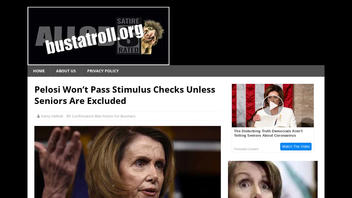 Fact Check: Nancy Pelosi Did NOT Say Stimulus Won't Pass Unless Seniors Excluded