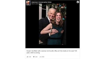Fact Check: Biden Photo Does NOT Show Him Groping Woman's Breasts