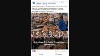 Fact Check: Kroger Did NOT Offer Chance For A Shopping Spree Giveaway Amid COVID-19