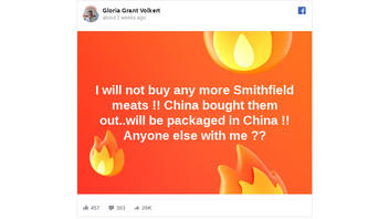 Fact Check: Smithfield Foods Are NOT Packaged In China 