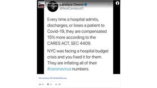 Fact Check: Some Hospitals Compensated For COVID-19 Patients Under Stimulus, But NO Evidence NYC Hospitals Inflating Coronavirus Numbers