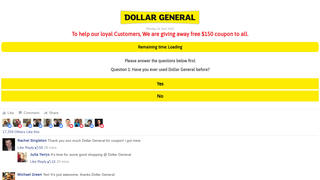 Fact Check: Dollar General Is NOT Giving Away Free $150 Coupons To All