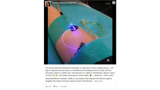 Fact Check: NO Proof Ultraviolet Radiation Eliminates Coronavirus From The Body