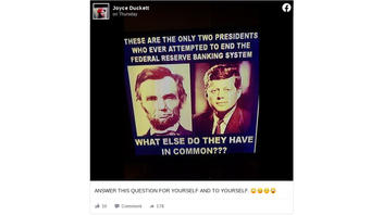 Fact Check: NO Evidence Presidents Lincoln And Kennedy Were Assassinated For Trying To End Federal Reserve