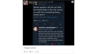 Fact Check: The United States Is NOT The Only Country On Earth Where People Are Protesting Coronavirus Lockdown