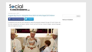 Fact Check: Stories About Pedophile Priest With HIV Who Raped 30 Children Then 'Forgiven By Church' NOT Real