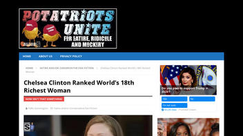 Fact Check: Chelsea Clinton NOT Ranked World's 18th Richest Woman