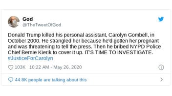 Fact Check: Donald Trump Did NOT Kill Carolyn Gombell; She Is NOT Real, But The Creation Of A Twitter Parody Account