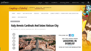Fact Check: Italy Did NOT Arrest Cardinals, Did NOT Seize Vatican City