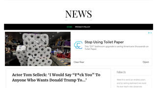 Fact Check: Tom Selleck Did NOT Say 'I Would Say 'F*ck You' To Anyone Who Wants Donald Trump To...'