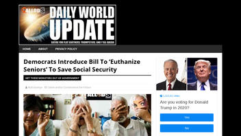 Fact Check: Democrats Did NOT Introduce Bill To Euthanize Seniors To Save Social Security