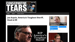 Fact Check: Joe Arpaio NOT Dead at 89