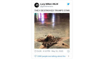 Fact Check: Protesters Did NOT Destroy Donald Trump's Star on Hollywood's Walk Of Fame