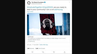 Fact Check: The Obama Foundation Did NOT Post George Floyd Protest Sign on Twitter Days Before He Died